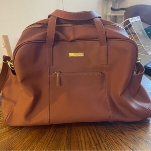 Joy & Iman Brown Baby Bag